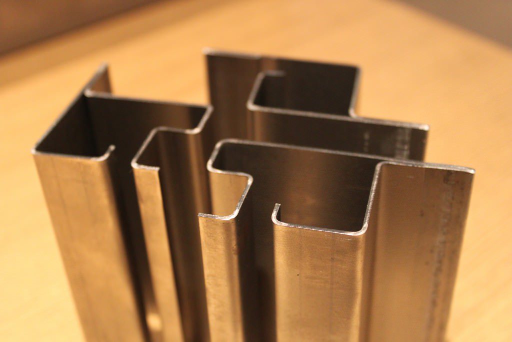 Complicated metal folding