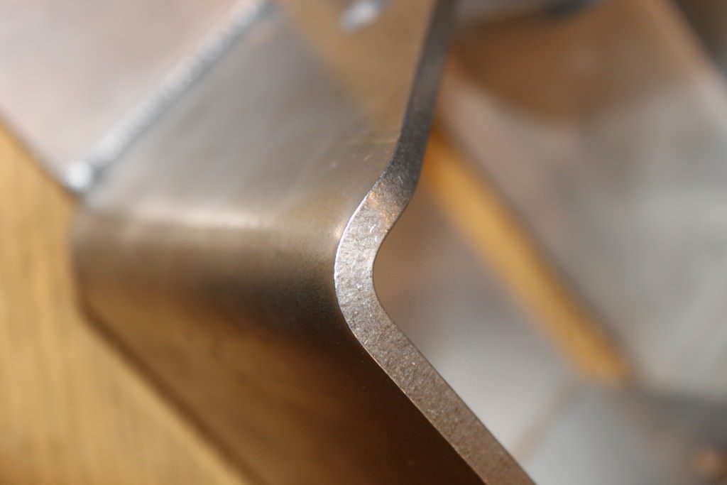 Folding of stainless steel sheet metal
