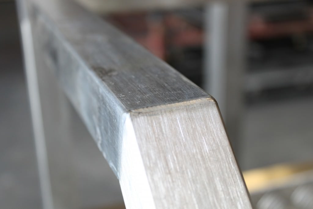 Welding of stainless steel for gantry fabrication