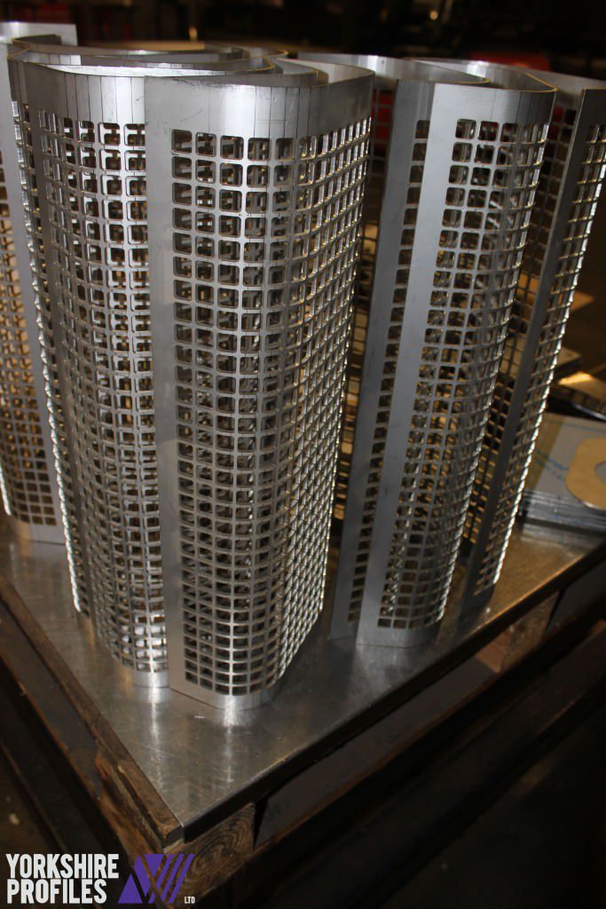 Machine finger guards for laser cut stainless steel