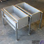 Stainless steel assembly for food industry
